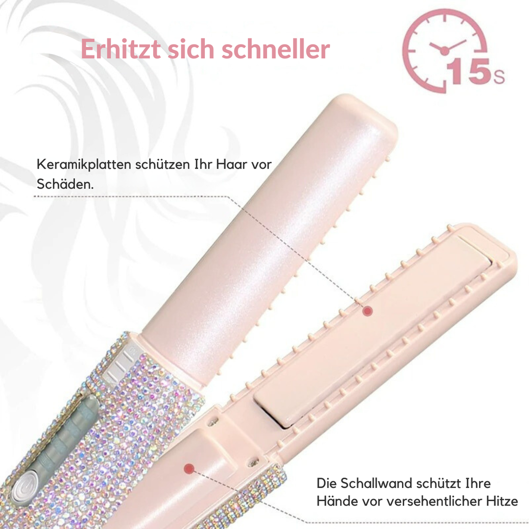 Glanz Styler™  | Ihr funkelndes Must-have für perfektes Haarstyling unterwegs!