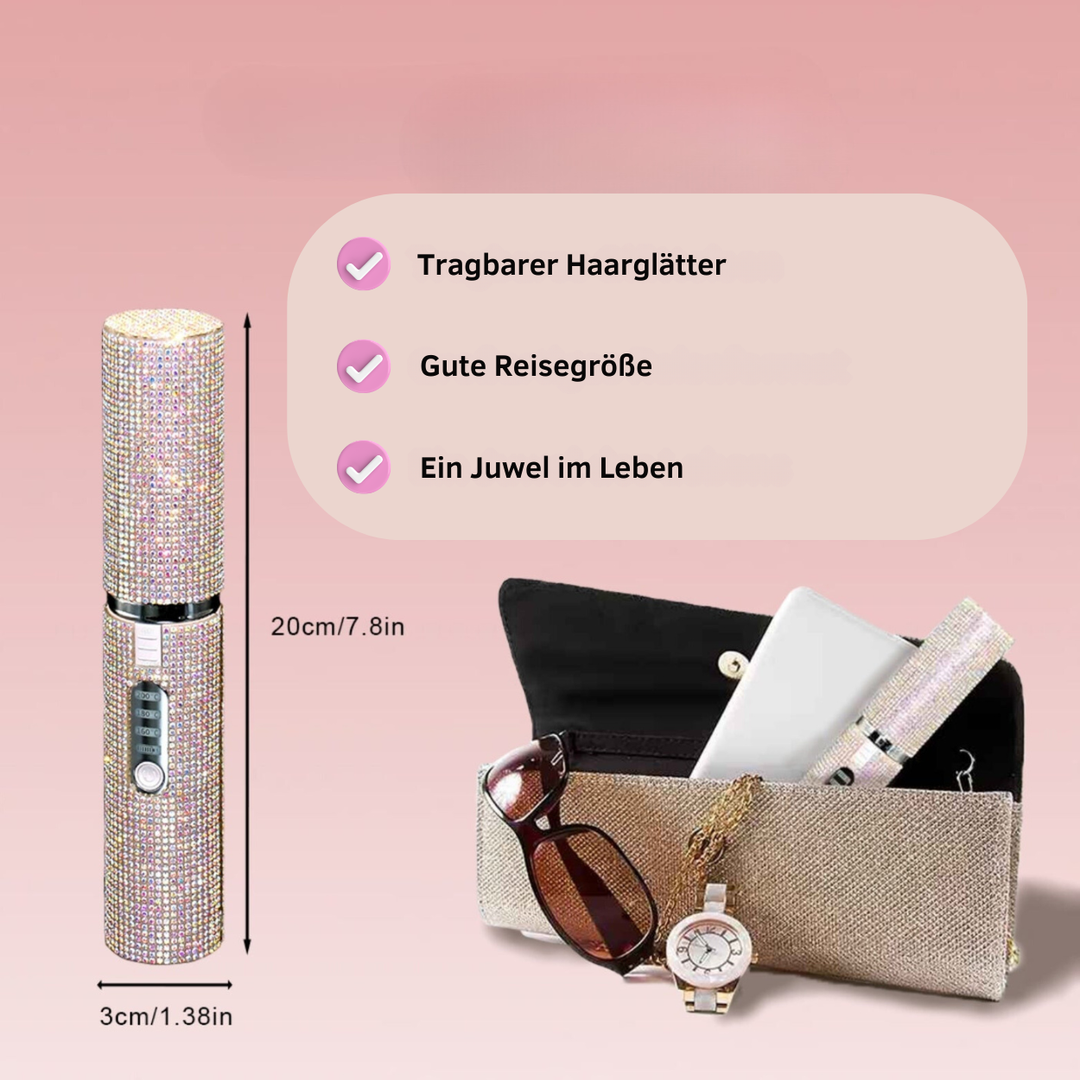 Glanz Styler™  | Ihr funkelndes Must-have für perfektes Haarstyling unterwegs!