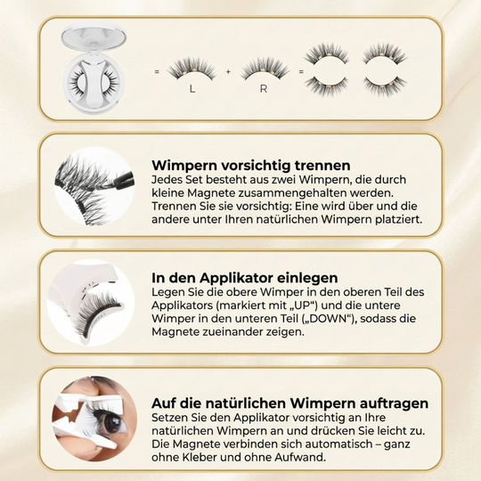 Magnetische Wimpern™ | Kein Kleberchaos mehr!