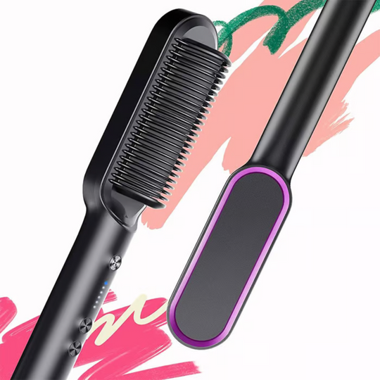 QuickSleek™ | Bereit in einem Augenblick mit der elektrischen Haarglätterbürste